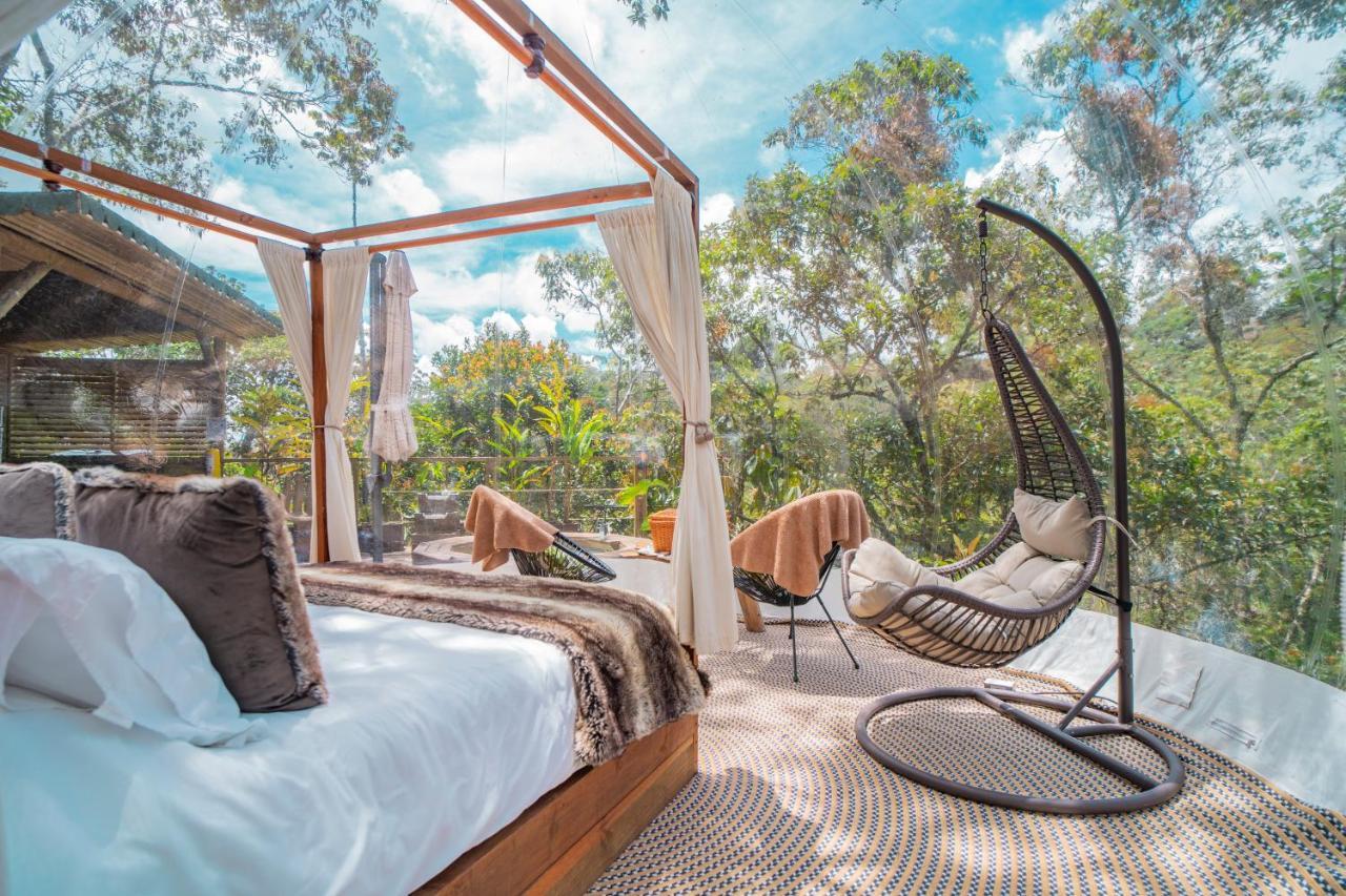 Bubblesky Glamping Guatape Hotell Eksteriør bilde