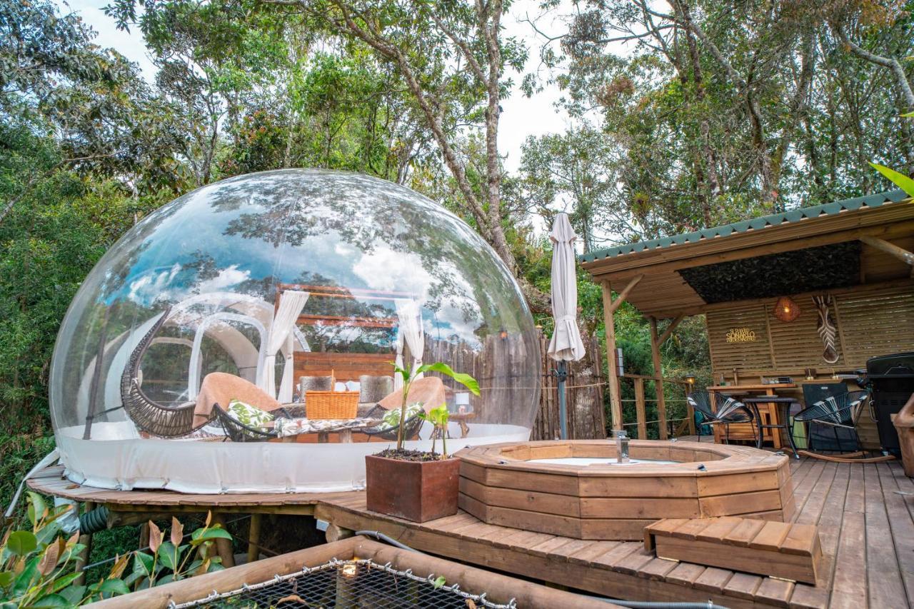 Bubblesky Glamping Guatape Hotell Eksteriør bilde