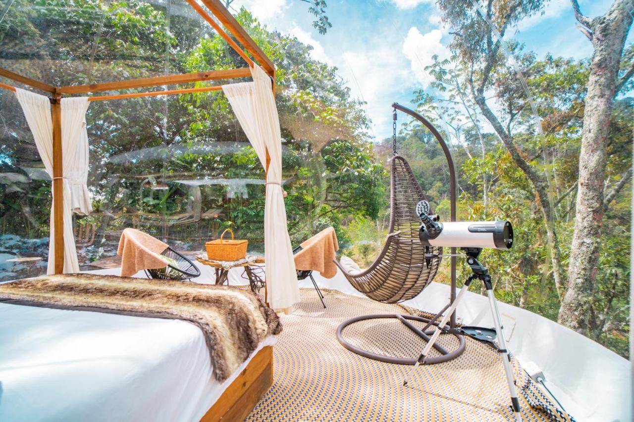 Bubblesky Glamping Guatape Hotell Eksteriør bilde