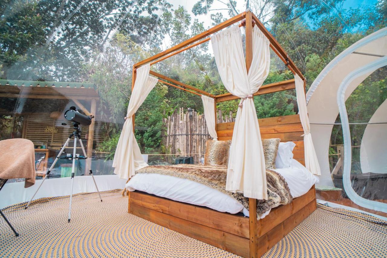 Bubblesky Glamping Guatape Hotell Eksteriør bilde