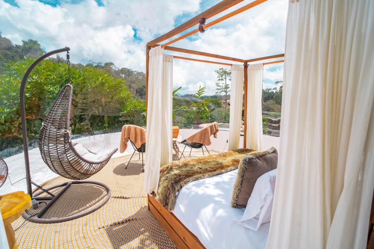 Bubblesky Glamping Guatape Hotell Eksteriør bilde