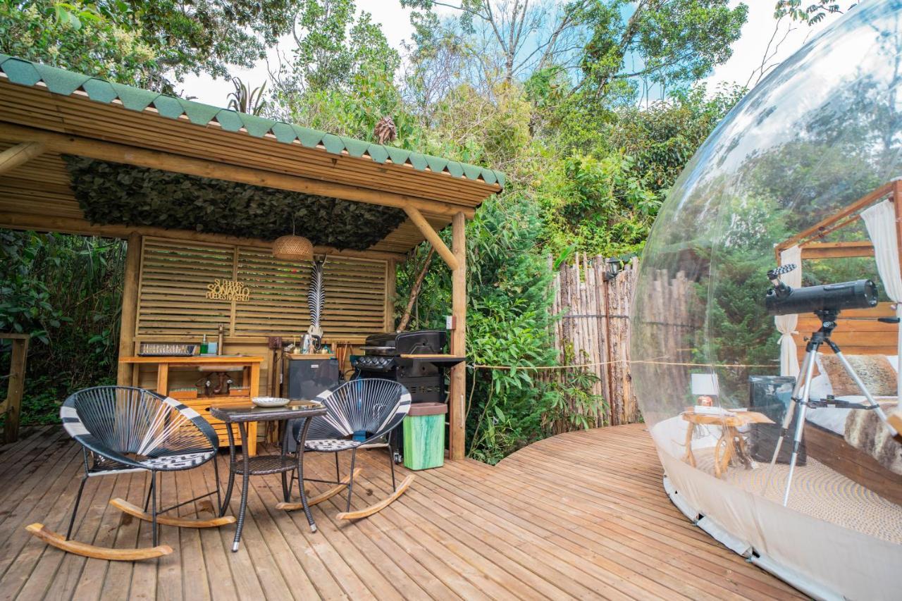 Bubblesky Glamping Guatape Hotell Eksteriør bilde