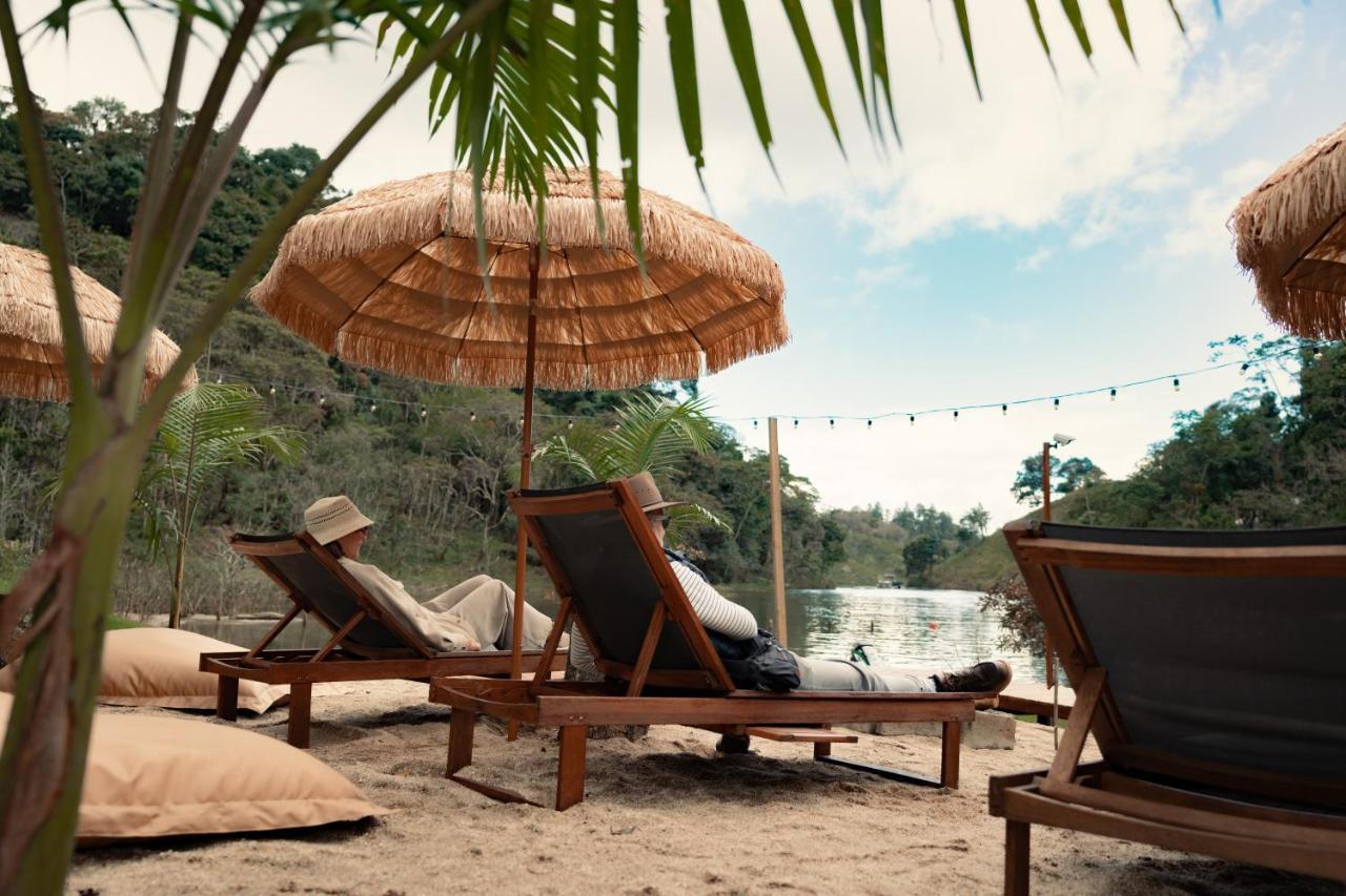 Bubblesky Glamping Guatape Hotell Eksteriør bilde