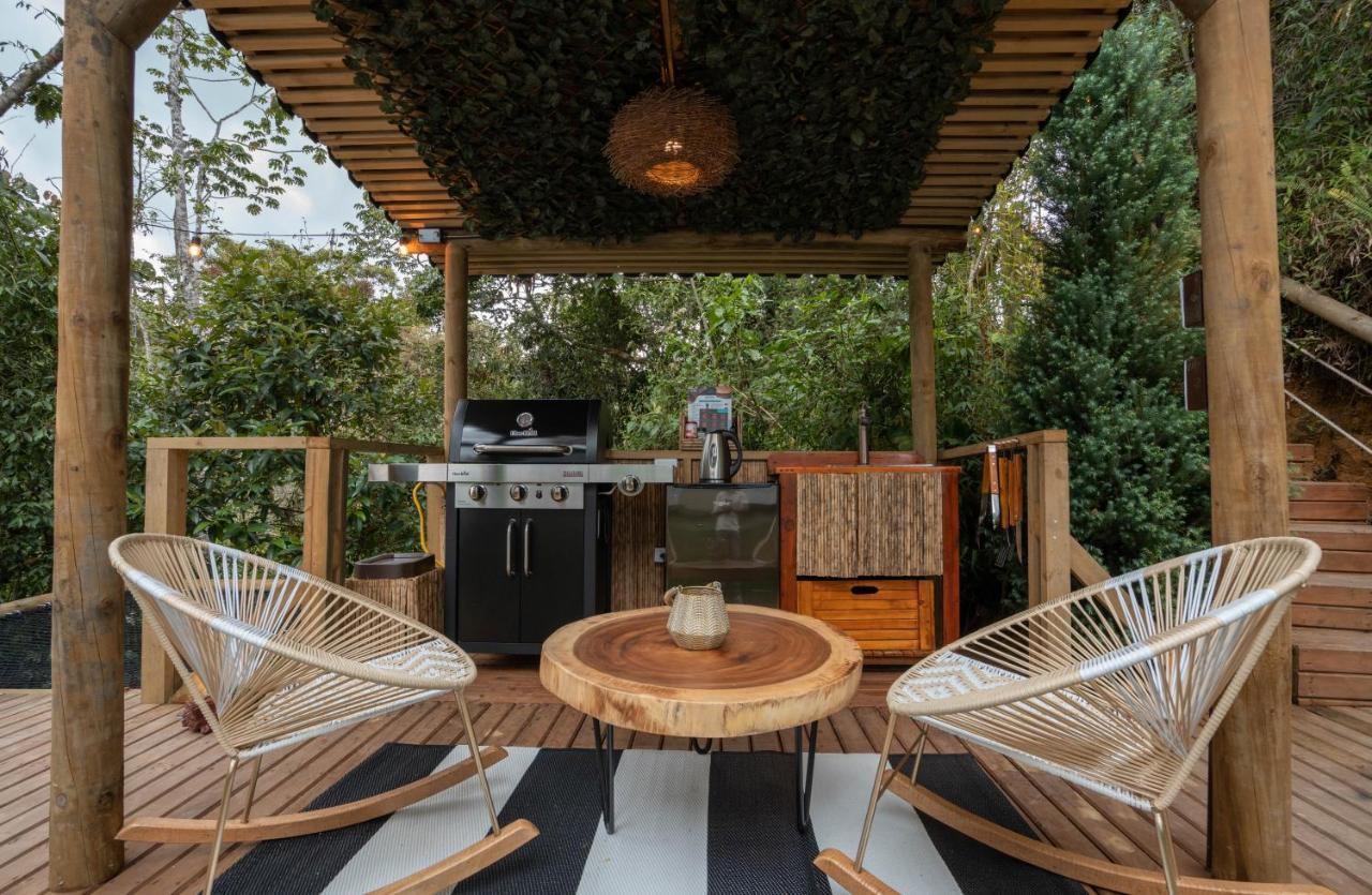 Bubblesky Glamping Guatape Hotell Eksteriør bilde